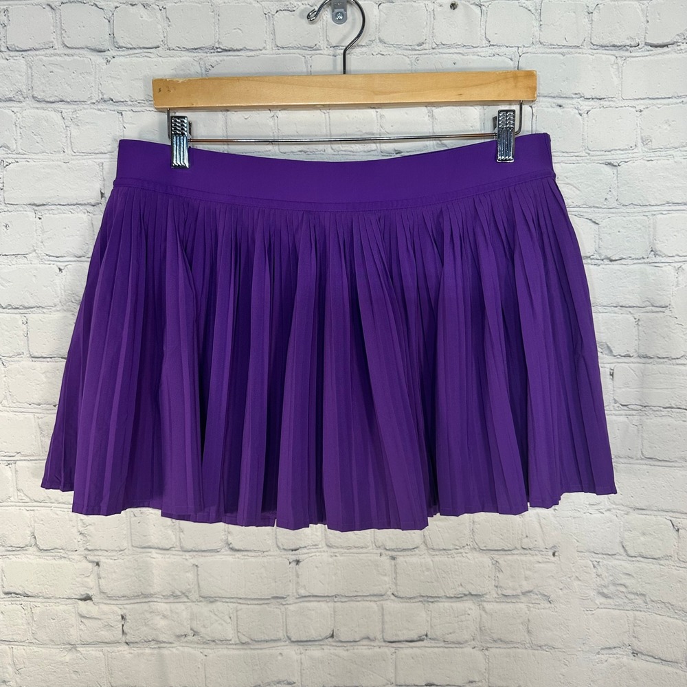 Lululemon Varsity Pleated Skirt Atomic Purple LW8AJYS Size 14 Tennis Golf Active